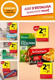 Catálogo Consum Página 1: Santiveri Bio tostadas crujientes sarraceno €2,39, Anchoas en aceite de oliva Consorcio €2,49