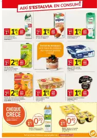 Catálogo Consum Página 3: Juver néctar de piña €2,15, Danone Skyr 0% 0% natural €1,99