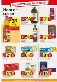 Catálogo Consum Página 7: Barilla Fusilli n° 98 o Bavette n° 13 €1,25, Luengo lentejas pardinas €1,75