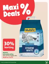 Maxi Zoo folder week 44 Pagina 11: MultiFit kattenbakvulling €10,49