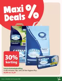 Maxi Zoo folder week 44 Pagina 12: Catsan Kattenbakvulling €11,19