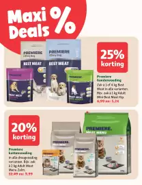 Maxi Zoo folder week 44 Pagina 6: Premiere Kattenvoeding €9,99, Premiere Hondenvoeding €5,24