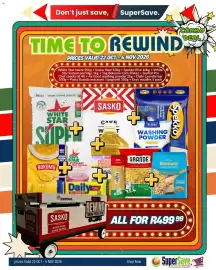 Super Save catalogue Page 30: TIME TO REWIND COMBO DEAL €499,99