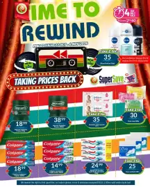 Super Save catalogue Page 32: Colgate toothpaste €18,99, Aquafresh banded pack fresh and minty €24,99