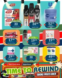 Super Save catalogue Page 35: Shield roll €19,99, Shield deo €34,99