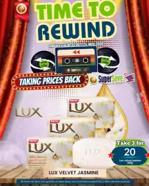 Super Save catalogue Page 36: LUX VELVET JASMINE €20,00