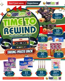 Super Save catalogue Page 56: Mrs Sweets speckled Eggs €26,99, Krispo €50,00