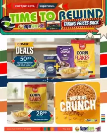 Super Save catalogue Page 64: 7am corn flakes €28,99, Morning Crunch Choco Hoops