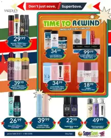 Super Save catalogue Page 69: Lotions Female €34,99, Yardley Female roll on €18,99