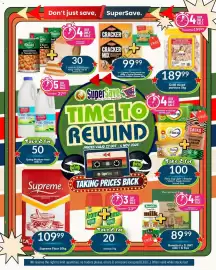 Super Save catalogue Page 71: Taystee Treats Cracker Mix €99,99, Rhodes Baked Beans in Tomato Sauce €30,00