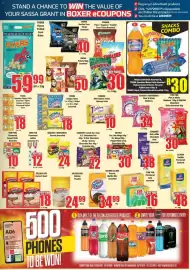 Boxer catalogue Page 7: Simba Potato Chip Assorted €50,00, Golden Ray Baking Powder €24,99