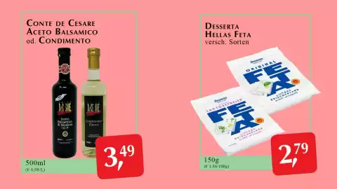 Winkler Markt Flugblatt Seite 12: Desserta Hellas Feta €2,79, Conte de Cesare Aceto Balsamico od. Condimento €3,49