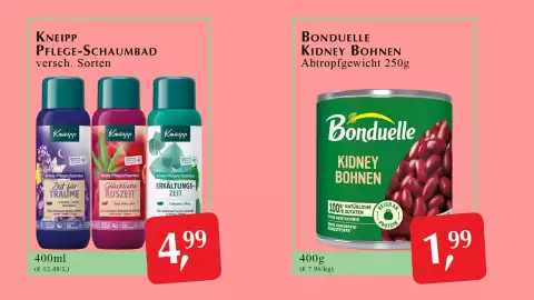 Winkler Markt Flugblatt Seite 5: KNEIPP PFLEGE-SCHAUMBAD versch. Sorten Kneipp Kneipp Kneipp BEWAHRT DIE HAUT VOR DEM