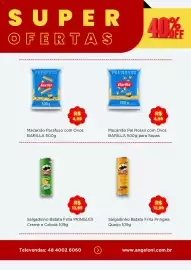 Encarte Angeloni semana 43 Página 3: Salgadinho Batata Frita Pringles Queijo €12,99, Macarrão Parafuso com Ovos €4,99