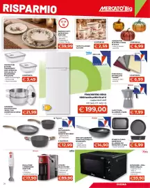 Volantino Mercatò Big Pagina 21: Copritavola antimacchia "Damier" €6,99, Caffettiera alluminio 2 tazze - colore grigio €7,99