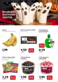 Der Grissemann Flugblatt Seite 2: Weinrich Couvertüre zartbitter €4,59, Bananen €1,99