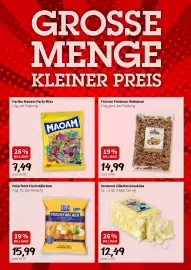 Der Grissemann Flugblatt Seite 9: Haribo Maoam Party Mixx €7,49, Polarfrost Fischstäbchen €15,99