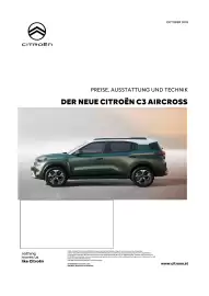 Citroen Flugblatt | C3 Aircross Seite 1
