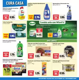 Volantino Coop famiglia cooperativa Pagina 11: Additivo liquido disinfettante Napisan €2,79, Tutto Cucina Più €1,95