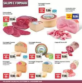 Volantino Coop famiglia cooperativa Pagina 4: Formaggio Asiago DOP pressato €10,90, Formaggio Carlo Vecchio stagionato €11,90