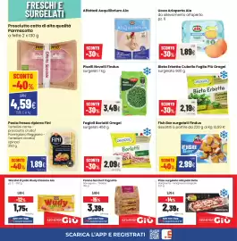 Volantino Coop famiglia cooperativa Pagina 6: Piselli Novelli Findus €3,49, Bieta Erbetta Cubello Foglia Più Orogel €2,19