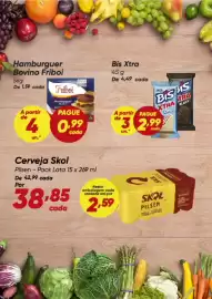 Tabloide Dia Página 4: Bis Xtra €2,99, Hamburguer Bovino Friboi €0,99