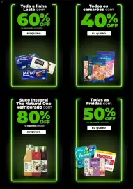 Folheto Pão de Açúcar Página 2: Toda a linha Lacta com 60% OFF na segunda unidade EU QUERO Todos os camarões com 40% EU