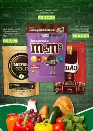 Folheto Pão de Açúcar Página 3: Café Solúvel em Pó Espresso Intenso Nescafé Gold Sachê para Confeito de Chocolate M&M's
