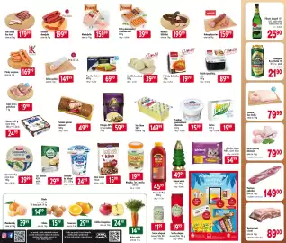 Qanto leták týden 43 Strana 2: Kachna B bez drobu €79,99, Vepřová panenka €149,00