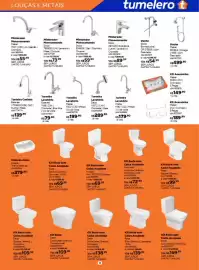 Catálogo Tumelero semana 43 Página 11: Tornelra Lavatório Esteves €79,90, Misturador Monocomando €73,99