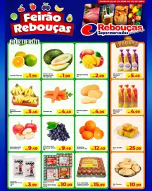 Catálogo Rebouças Supermercados Página 2: Batata Inglesa €4,99, Banana Prata/Pacovan €3,49