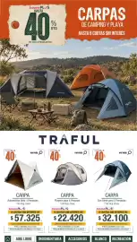 Catálogo La Anonima Página 2: Carpa playera para 4 personas €134.520,00, Carpa €32.100,00