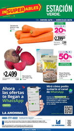 Catálogo La Anonima semana 43 Página 8: Pipitas peladas natural sin sal €2.000,00, Remolacha €2.352,00