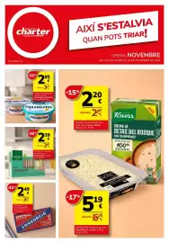 Folleto Supermercados Charter Página 1: Philadelphia formatge natural original o light €2,95