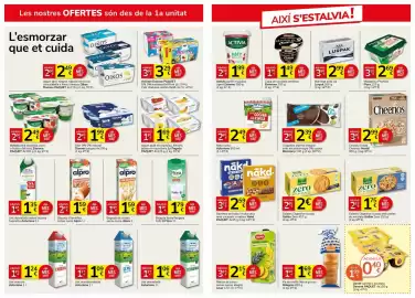 Folleto Supermercados Charter Página 2: Cheerios avena/aveia €2,99, Juver nèctar de pinya €2,15