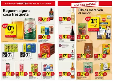 Folleto Supermercados Charter Página 6: Coca-Cola original €1,09, El Prior Moscatell €6,99