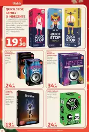 Folleto Alcampo Página 12: Hitster Batalla de Generaciones €34,99, Hitster los 40 Principales o Rock €24,99