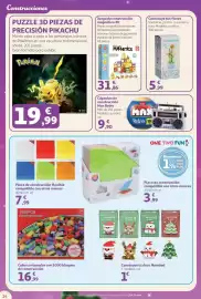 Folleto Alcampo Página 14: 4d puzzle 3d piezas de precisión pikachu €19,99, Construye tus flores €5,99
