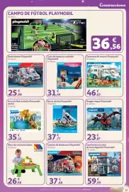 Folleto Alcampo Página 17: Playmobil dragón negro €23,87, Playmobil arca de noé maletín junior €35,16