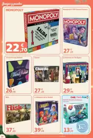 Folleto Alcampo Página 20: La Máquina de la Verdad €39,99, Monopoly las guerreras kpop €27,23