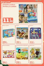 Folleto Alcampo Página 24: La Gallina Josefina €23,49, Hot Dog Drop €34,99