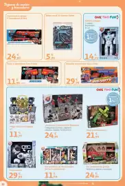 Folleto Alcampo Página 32: Xshot 4 lanzadores xshot €24,99, One Two Fun robot luchador €14,99