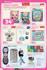Folleto Alcampo Página 46: Fisher-price alfombra piano con luces y sonidos kick&play €56,99