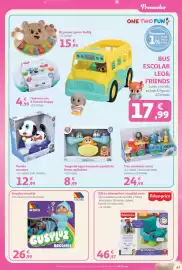 Folleto Alcampo Página 47: Fisher-price sillón interactivo laugh&learn €46,57, Molto gusyluz arcoiris €26,99