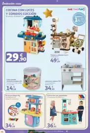 Folleto Alcampo Página 60: Smoby Mi Cocina Peppa Pig €34,99, Molto cocina azul con planchador €36,95