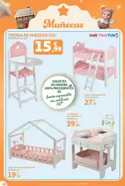 Folleto Alcampo Página 62: Cambiador de madera FSC €39,99, Cama dosel de madera FSC €19,99