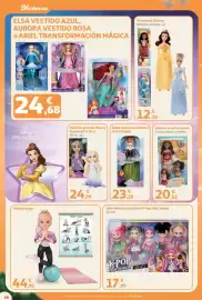Folleto Alcampo Página 66: Anna musical cantarina multilingüe €23,28, Dreameez K-Pop Idol Junior €17,99