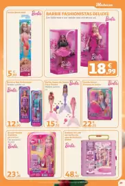 Folleto Alcampo Página 69: Barbie o Ken Fashionista €12,90, Barbie Gemas de Sirena Color Reveal €15,52