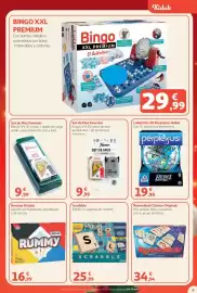 Folleto Alcampo Página 9: Lotto bingo xxl premium €29,99, Scrabble €25,99