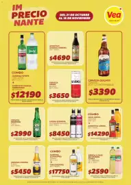 Catálogo Supermercados Vea Página 9: Sernova vodka €8.450,00, Heineken cerveza rubia €2.990,00